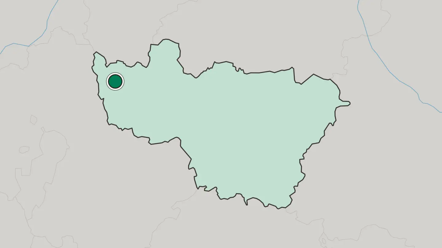 Map of Aleksandrov in Russia