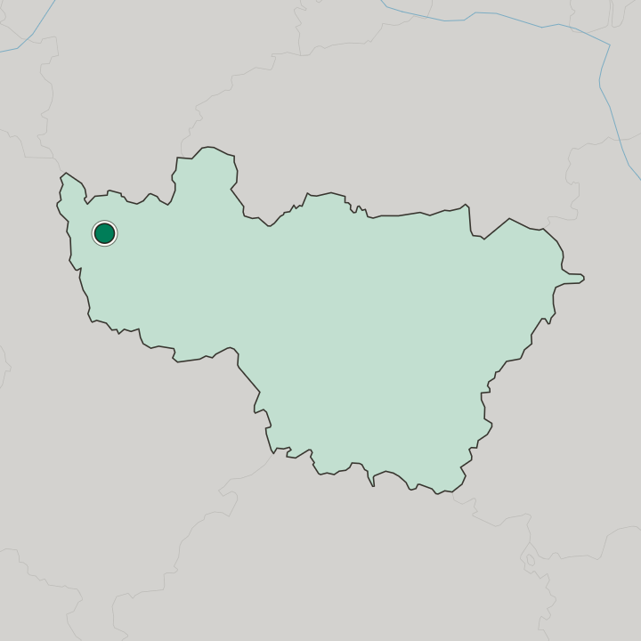 Map showing Aleksandrov — In Vladimirskaya Oblast’