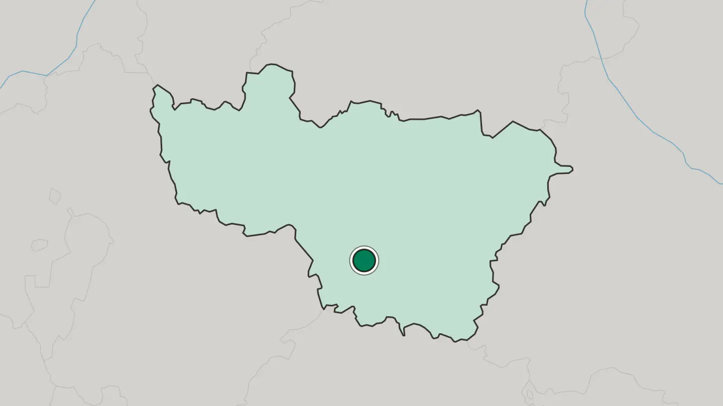 Map of Gus’-Khrustal’nyy in Russia