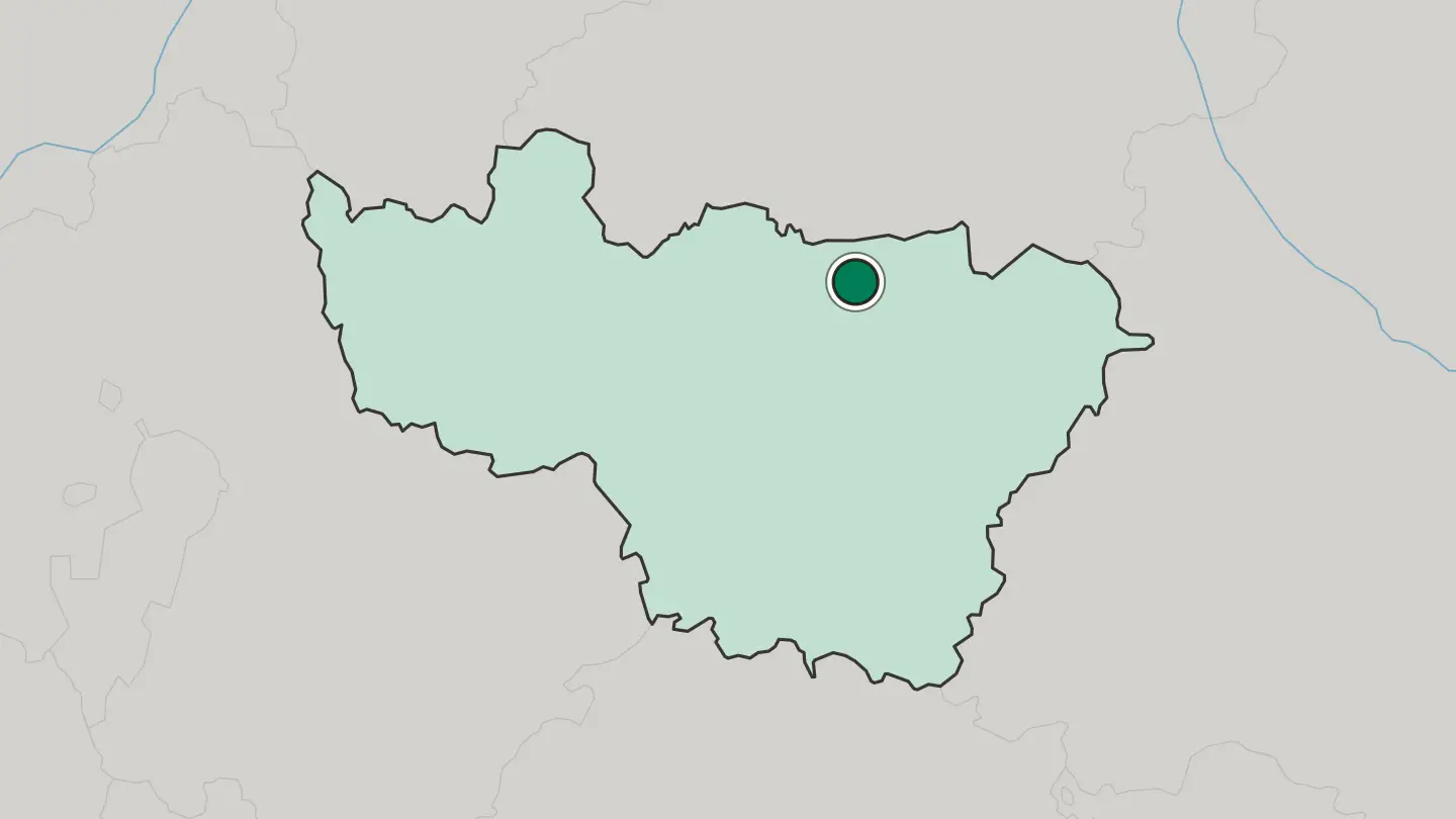 Map of Kovrov in Russia