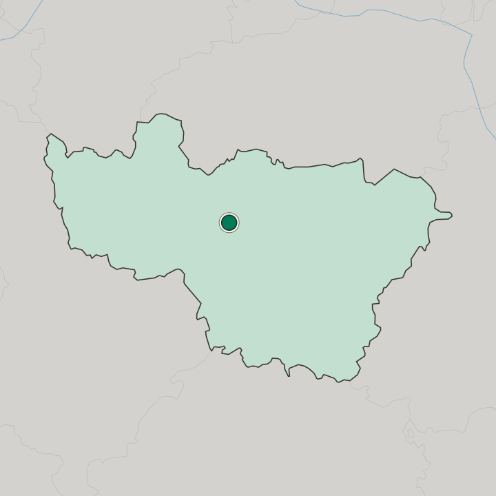 Map showing Vladimir — In Vladimirskaya Oblast’