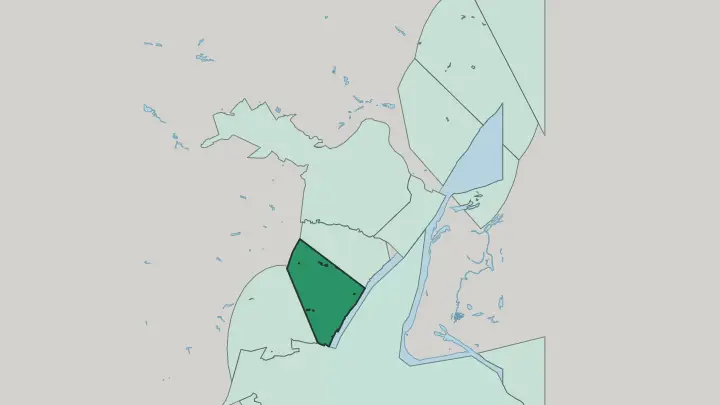 Map of Sovetsky District in Volgograd