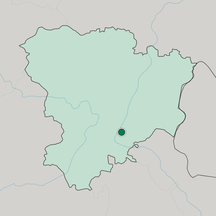 Map showing Volzhsky — In Volgograd Oblast