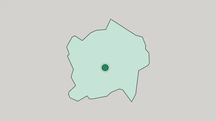 Map of Kigali in Rwanda