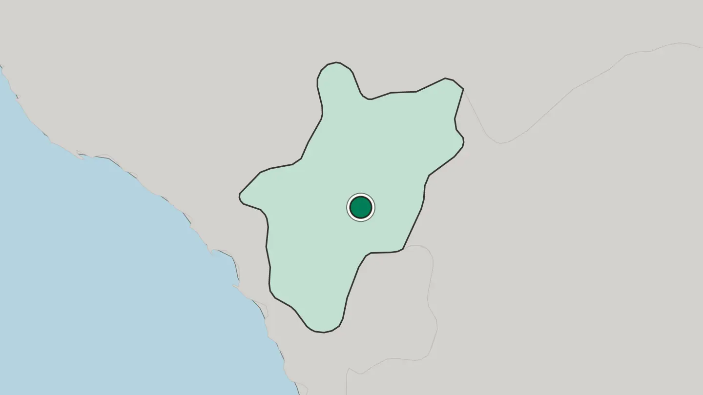 Map of Al Bahah in Saudi Arabia