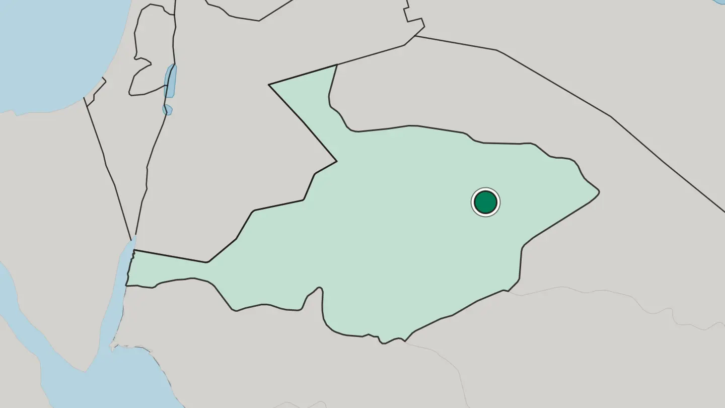 Map of Sakakah in Saudi Arabia