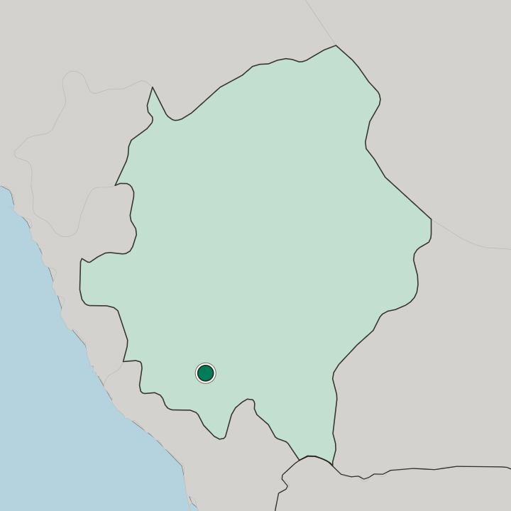 Map showing Abha — In 'Asir Region