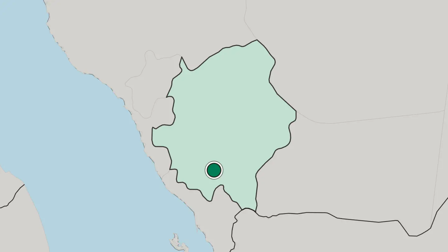 Map of Khamis Mushait in Saudi Arabia