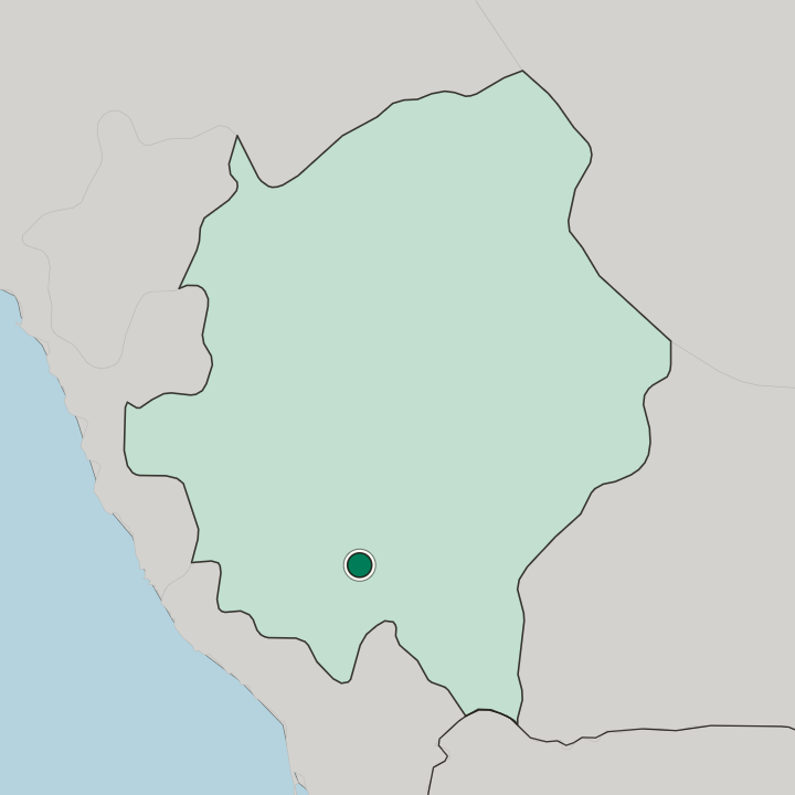 Map showing Khamis Mushait — In 'Asir Region