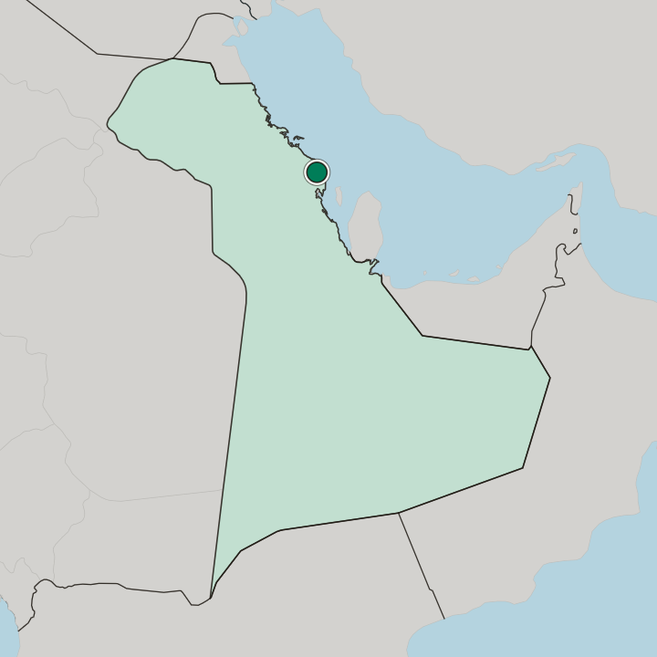Map showing Al Qaţīf — In Eastern Province