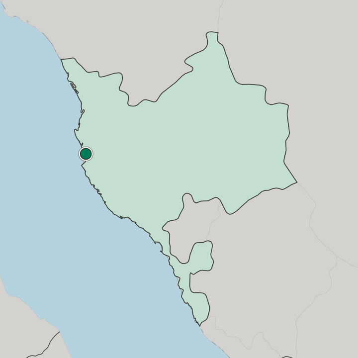 Map showing Jeddah — In Mecca Region