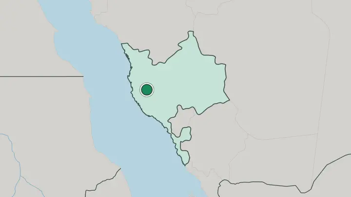 Map of Makkah in Saudi Arabia