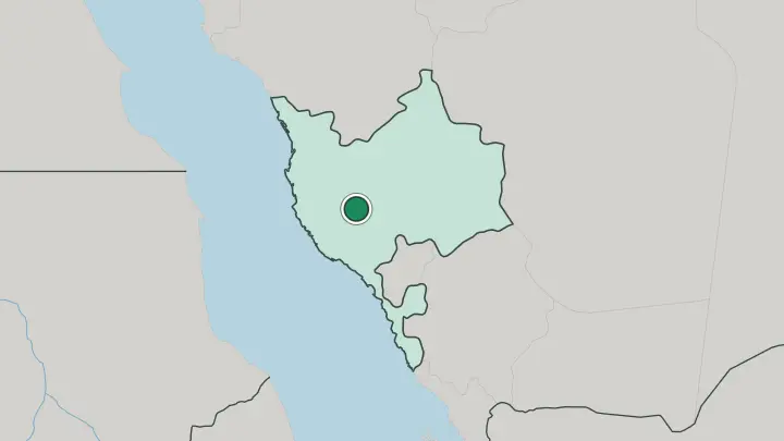 Map of Ta’if in Saudi Arabia