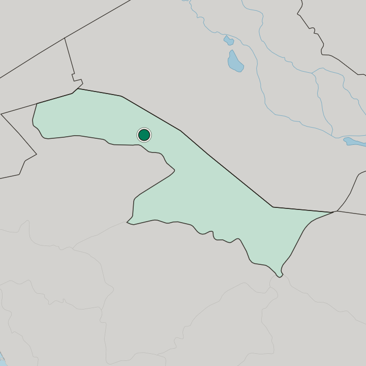 Map showing Arar — In Northern Borders Region