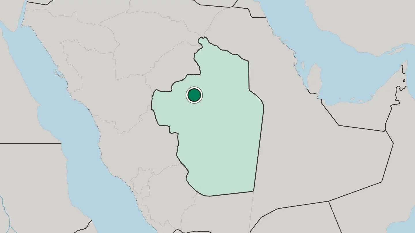 Map of Ad Dawādimī in Saudi Arabia