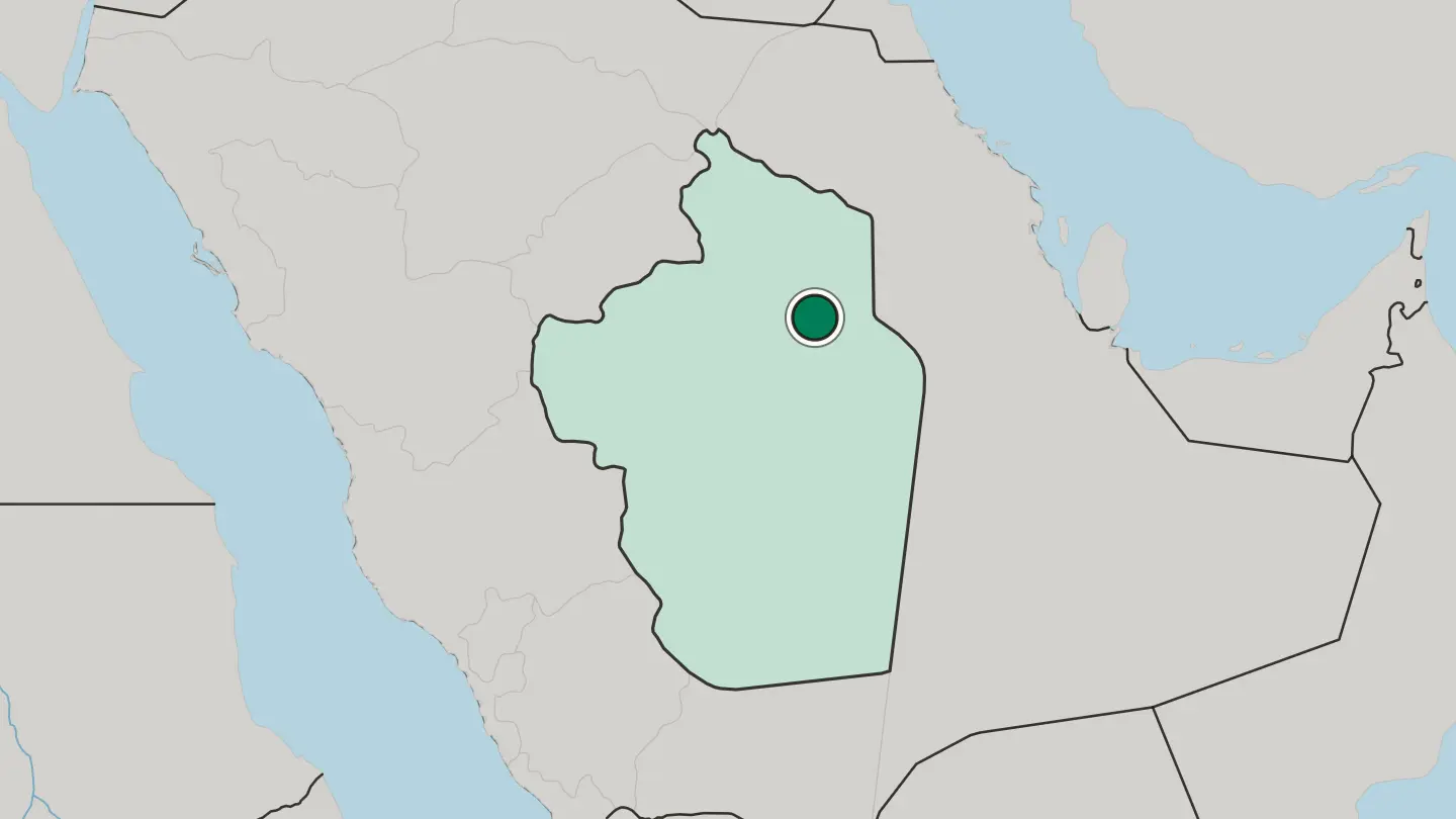 Map of Ad Dir‘īyah in Saudi Arabia