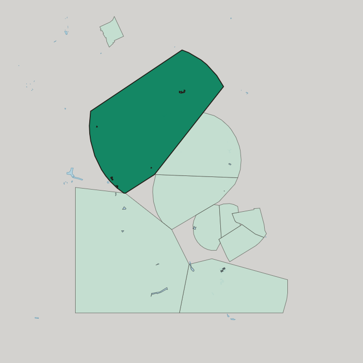 Map showing Olaya — In Riyadh