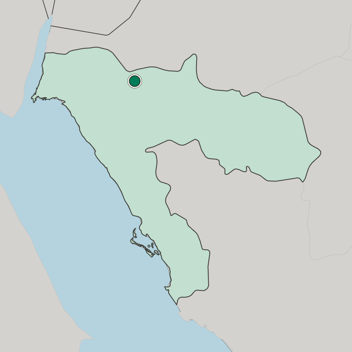 Map showing Tabuk — In Tabuk Region