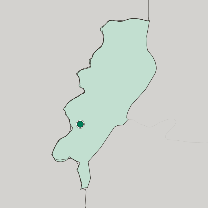 Map showing Al-Junaynah — In West Darfur