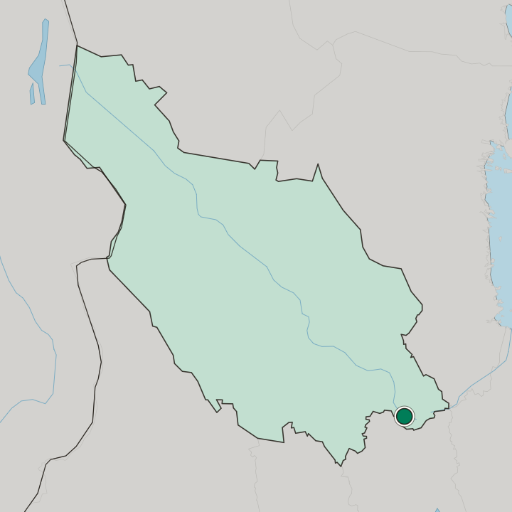Map showing Avesta — In Dalarna County
