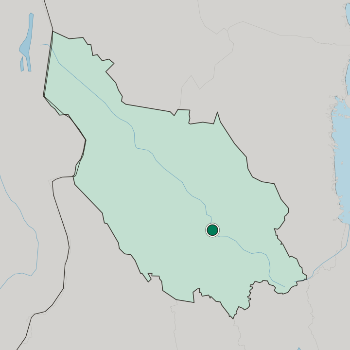 Map showing Gagnef — In Dalarna County