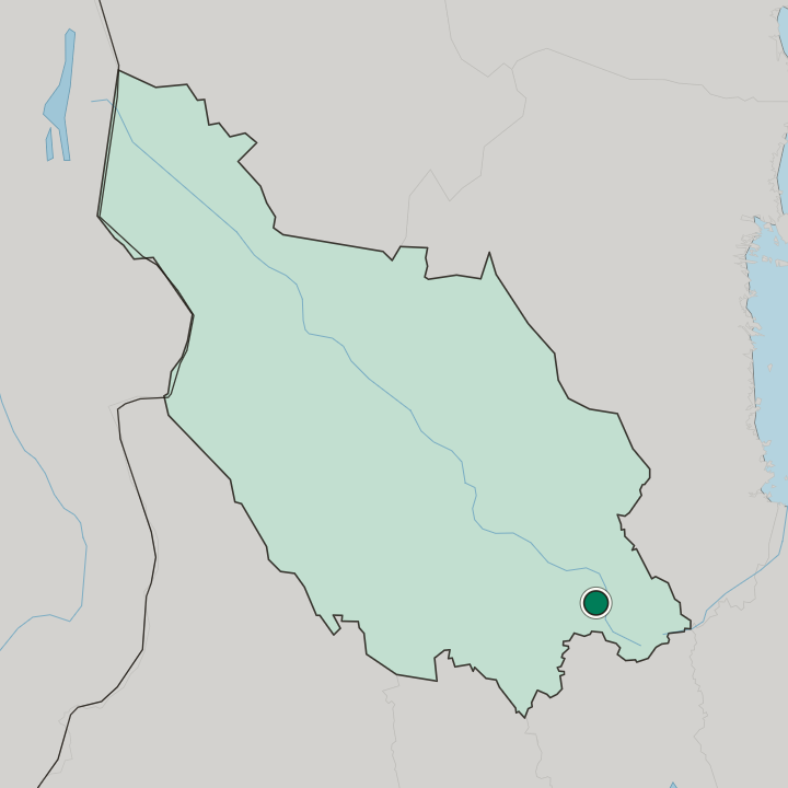 Map showing Hedemora — In Dalarna County