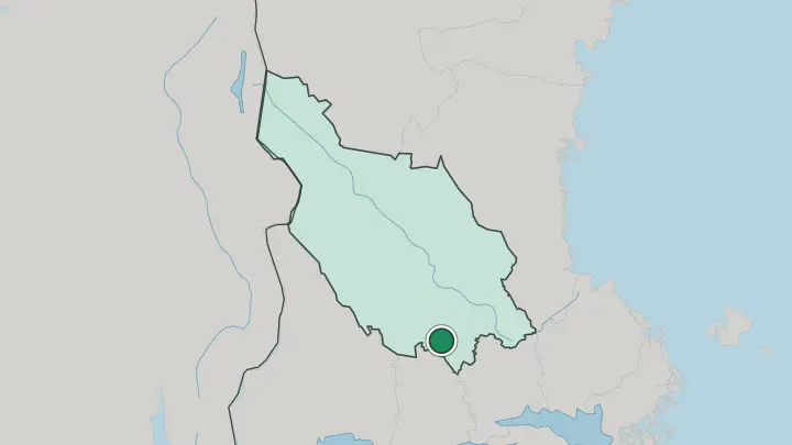 Map of Ludvika in Sweden