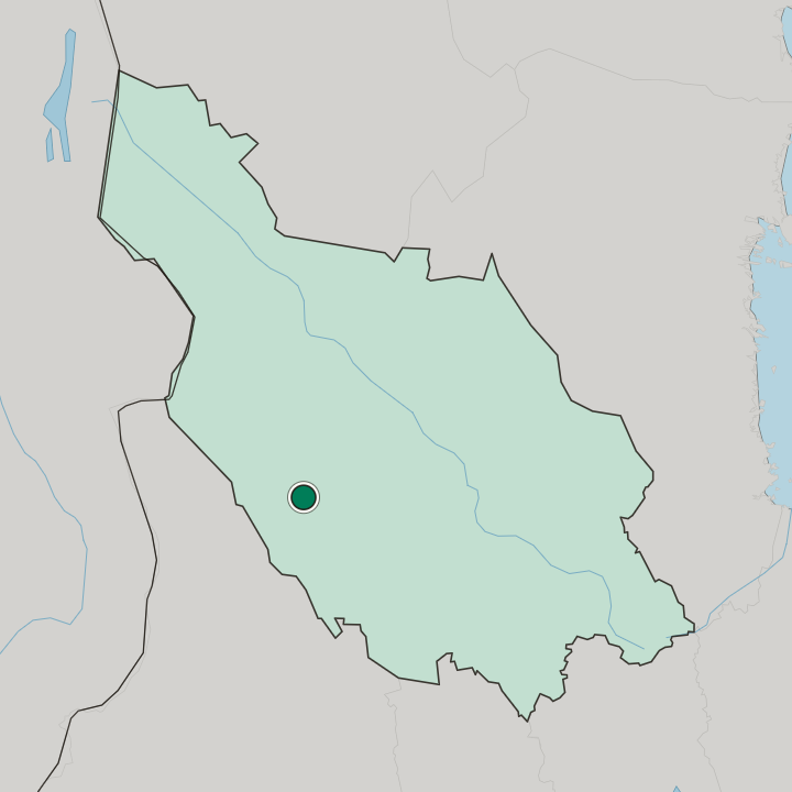 Map showing Malung — In Dalarna County