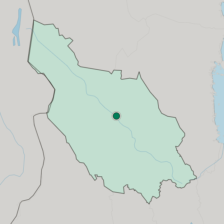 Map showing Mora — In Dalarna County