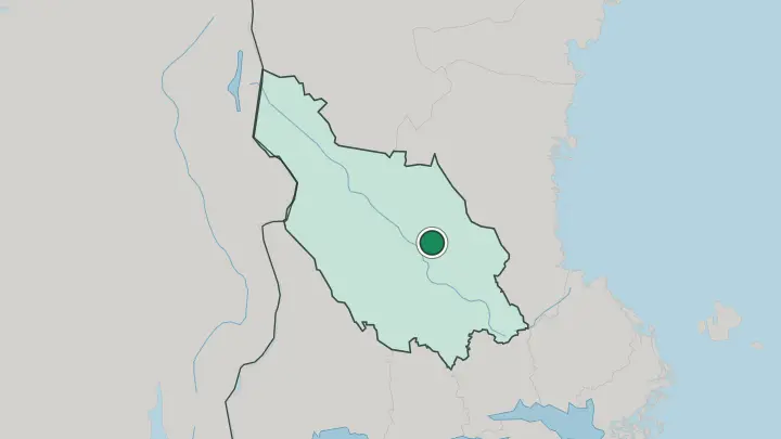 Map of Rättvik in Sweden