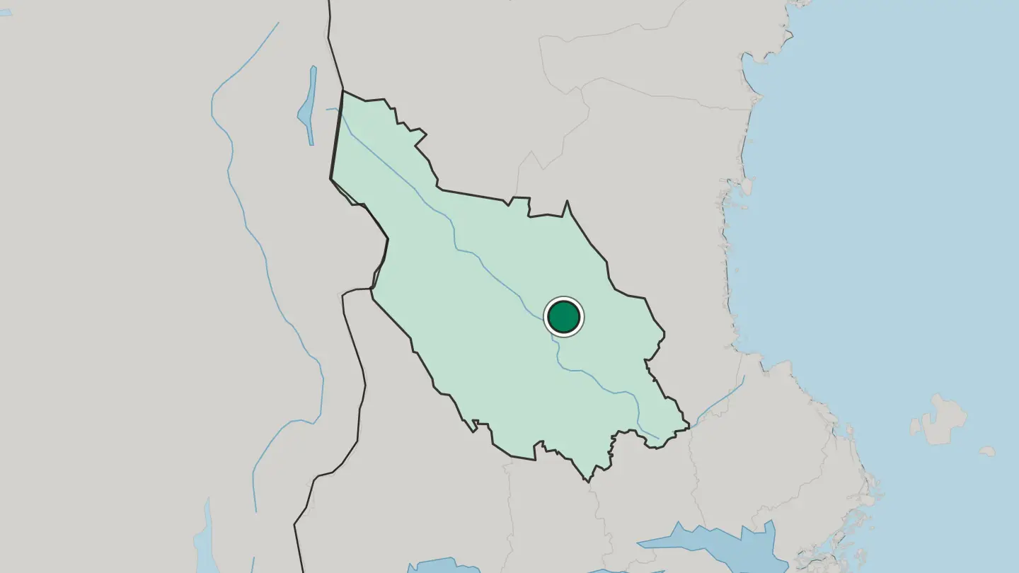 Map of Rättvik in Sweden