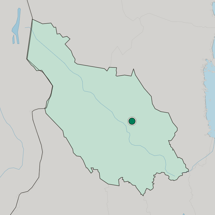 Map showing Rättvik — In Dalarna County