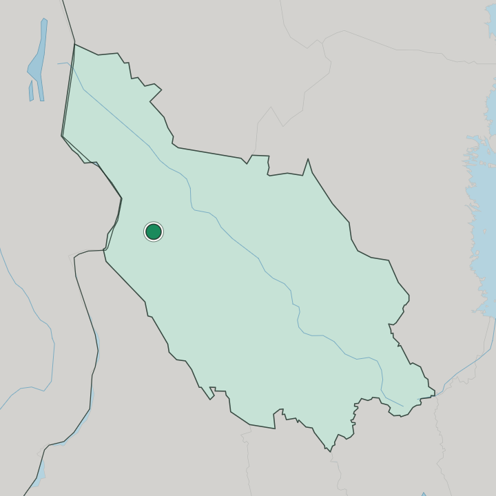 Map showing Sälen — In Dalarna County