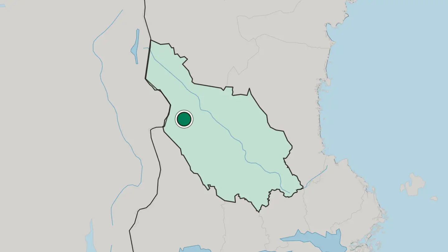 Map of Sälen in Sweden