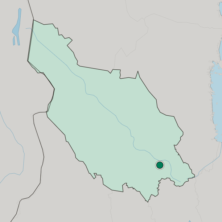 Map showing Säter — In Dalarna County