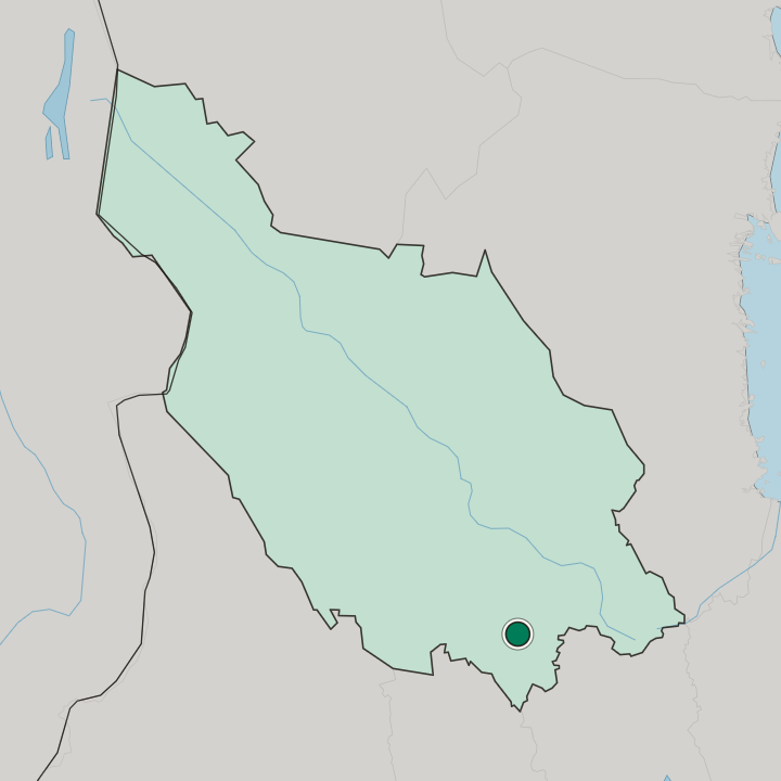 Map showing Smedjebacken — In Dalarna County