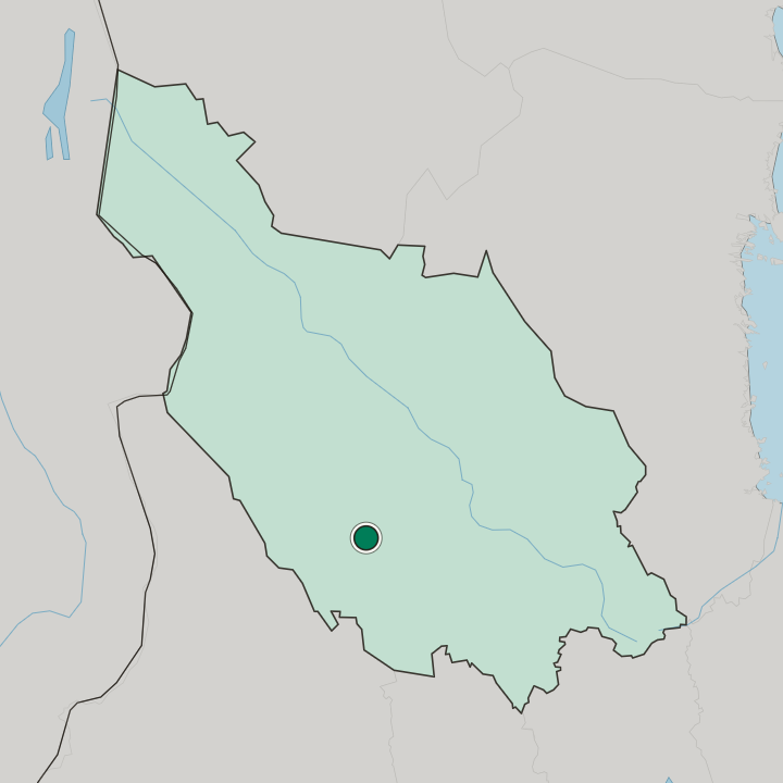 Map showing Vansbro — In Dalarna County