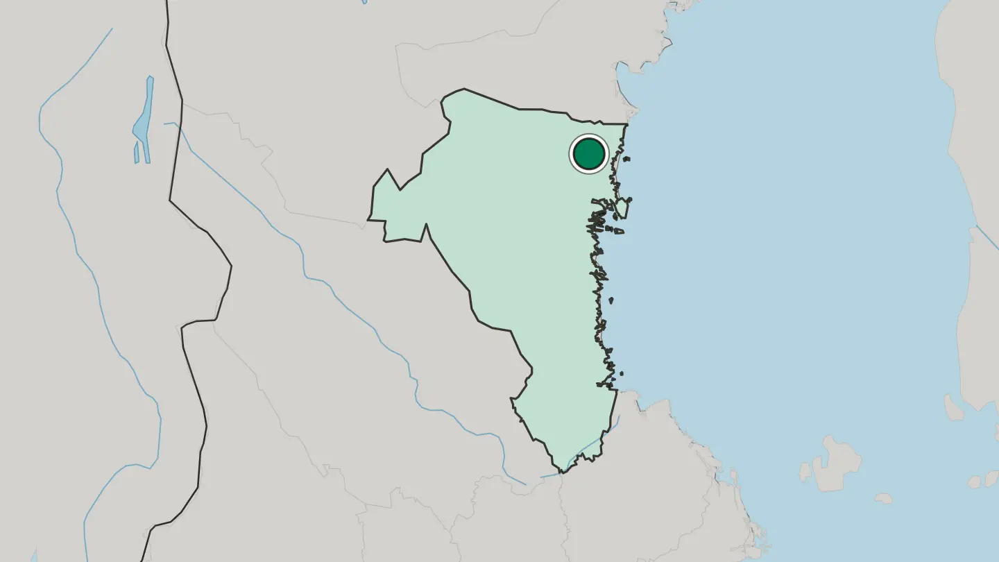 Map of Bergsjö in Sweden