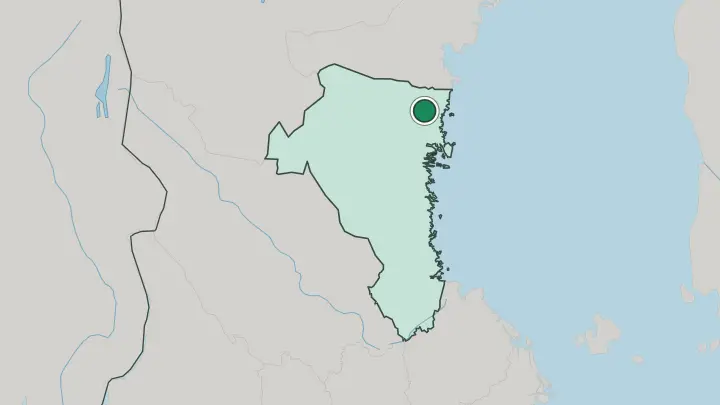 Map of Bergsjö in Sweden
