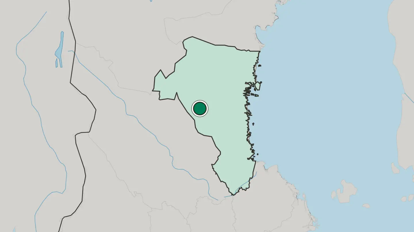 Map of Edsbyn in Sweden