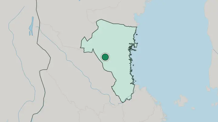 Map of Edsbyn in Sweden
