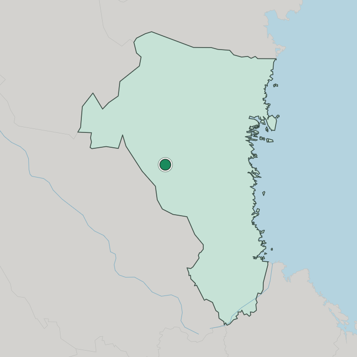 Map showing Edsbyn — In Gävleborg County