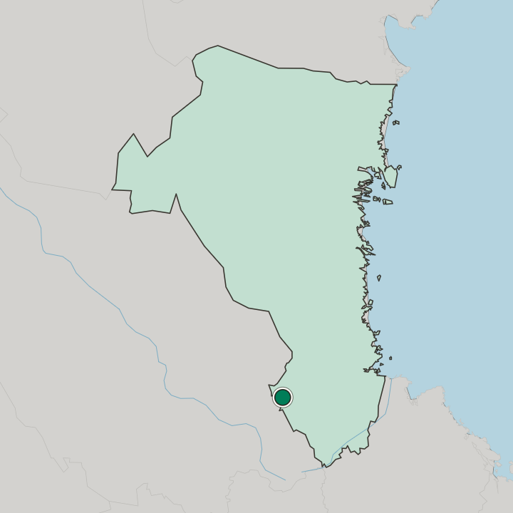 Map showing Hofors — In Gävleborg County
