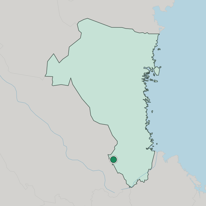 Map showing Hofors — In Gävleborg County
