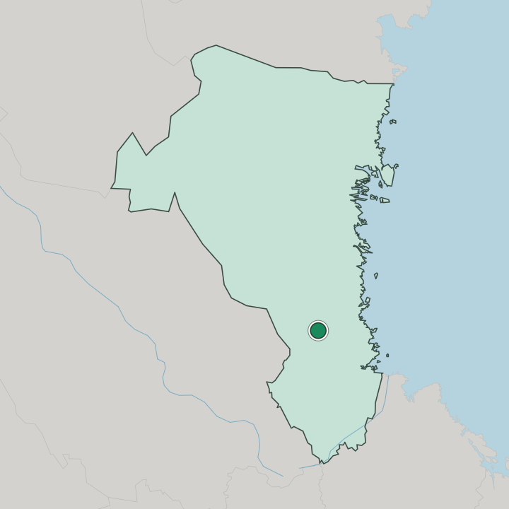 Map showing Ockelbo — In Gävleborg County