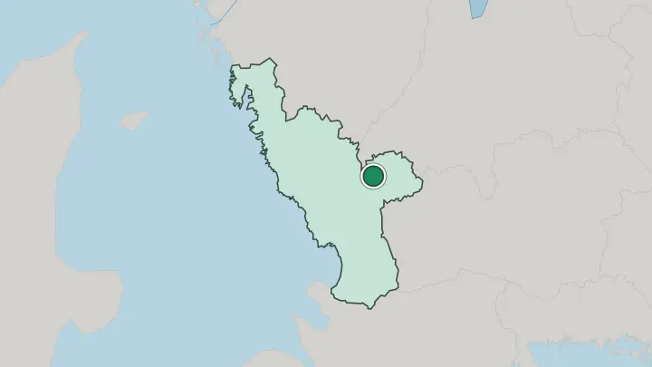 Map of Hyltebruk in Sweden