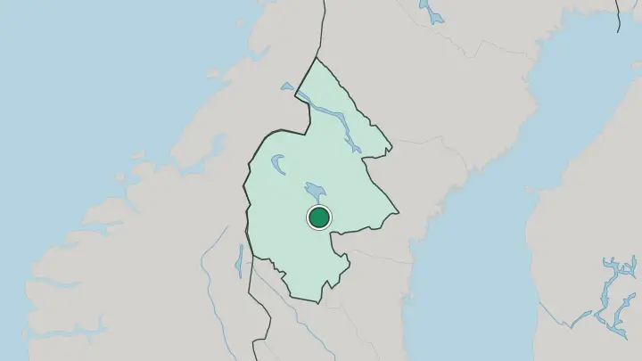 Map of Hoverberg in Sweden