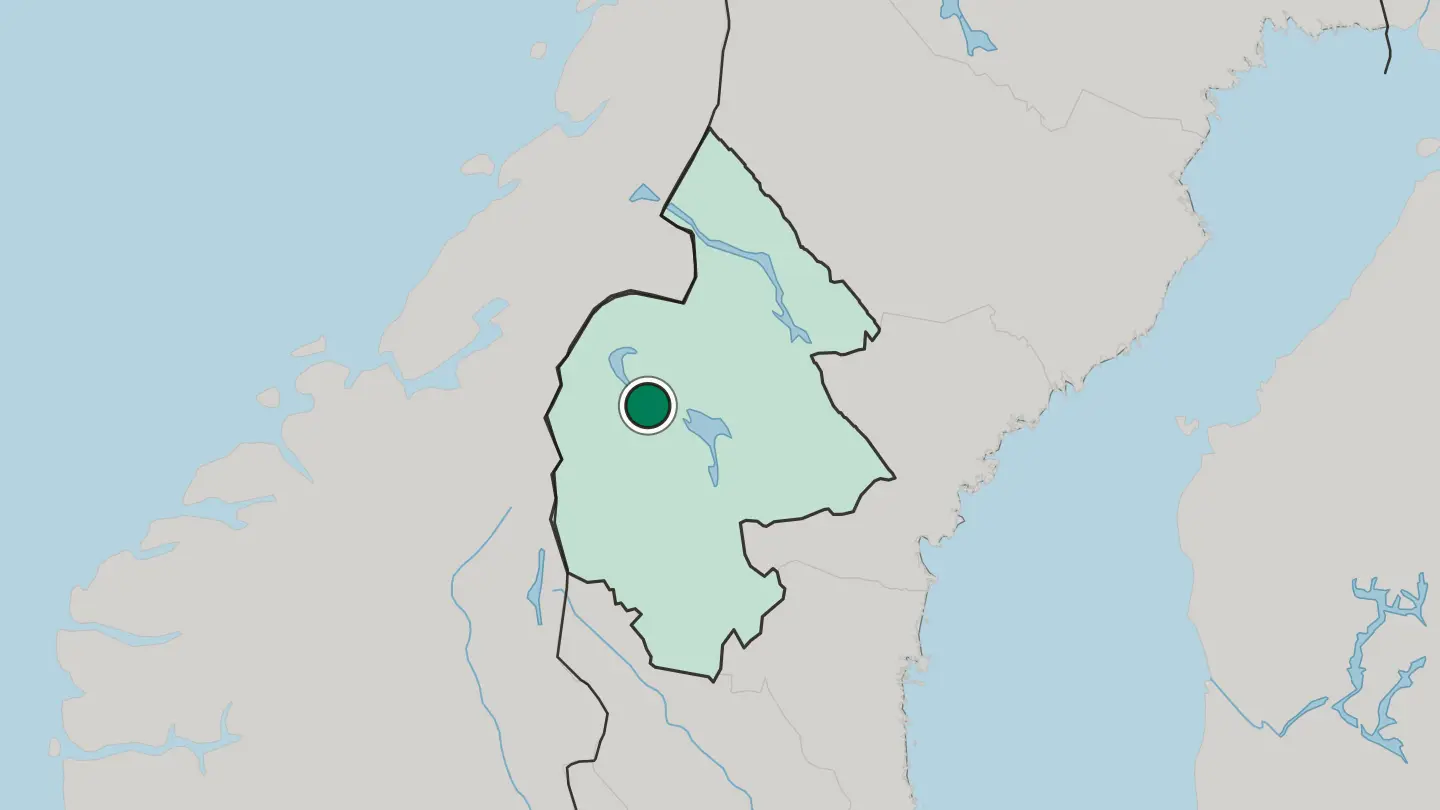 Map of Järpen in Sweden