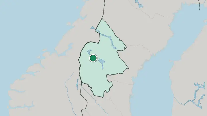 Map of Järpen in Sweden