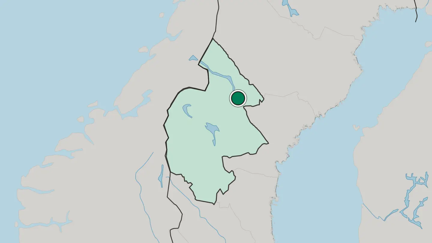 Map of Strömsund in Sweden